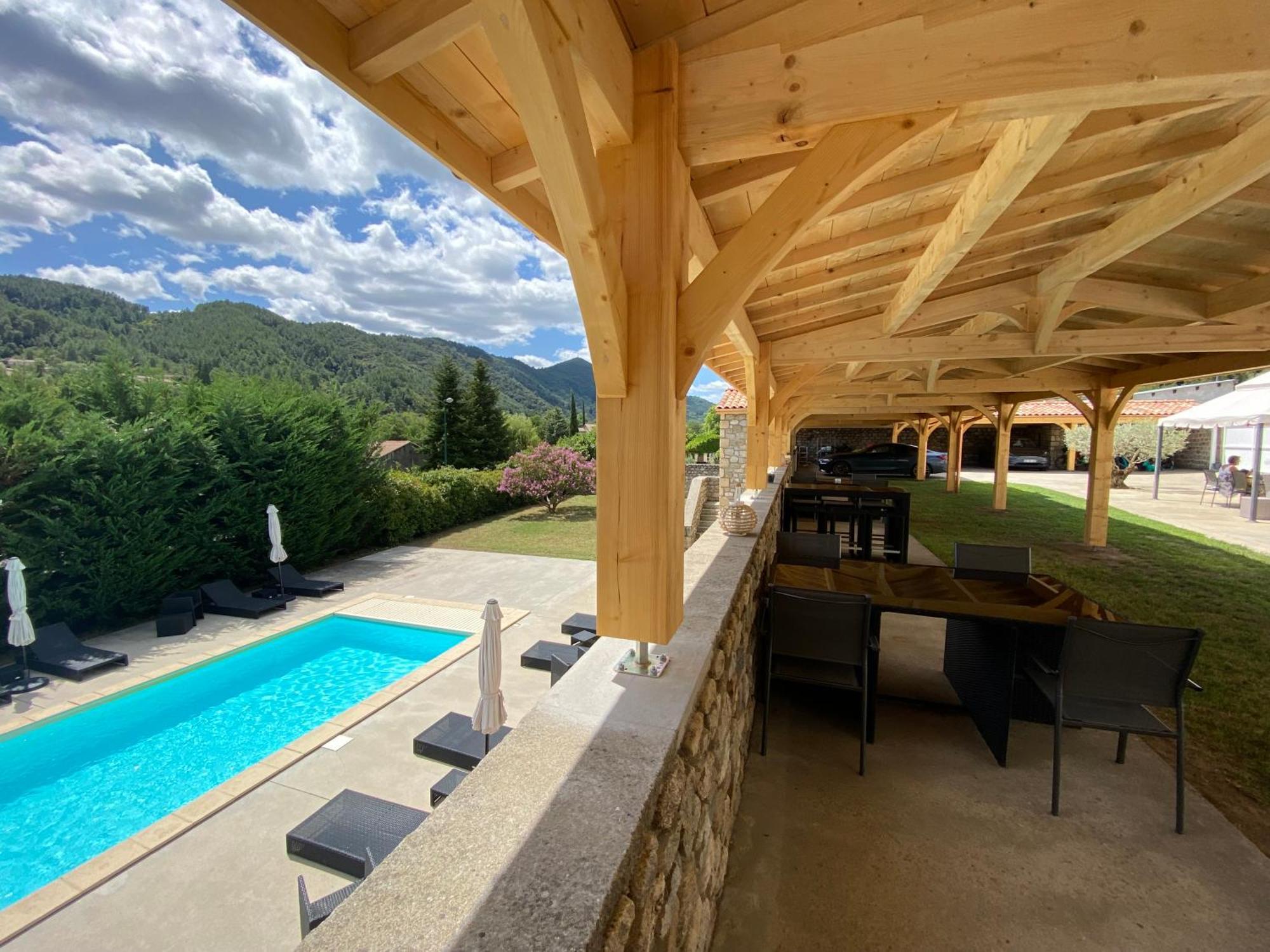 Bed and Breakfast Domaine Les Buis Saint-Fortunat-sur-Eyrieux Exterior foto